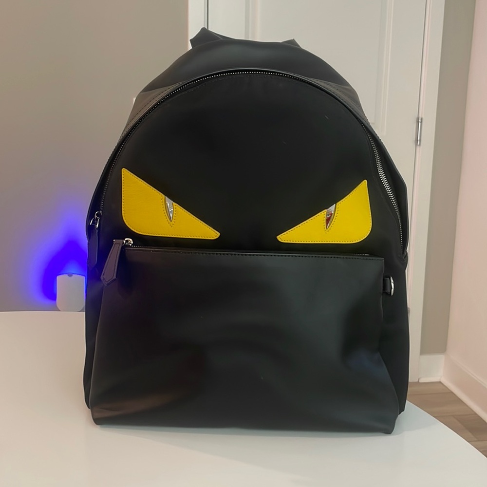Fendi classic monster backpack